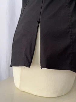 VAN LAACK Damenbluse schwarz mit seitlichem Zipper Gr. 36 – Vorschau 5