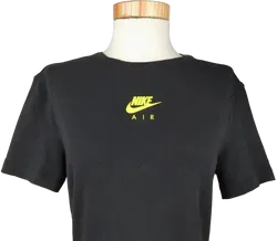 Nike Air Damen Crop T-Shirt, schwarz - Gr. L  - Bild 3