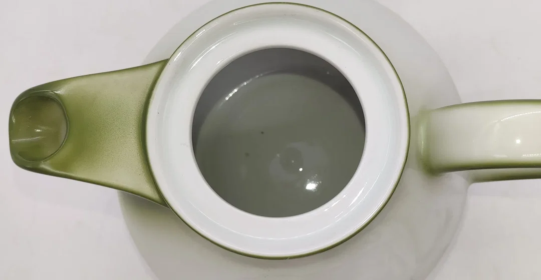 Wunsiedel Bavaria Porzellan Kaffee-Set 3-teilig weiß/grün – Bild 5