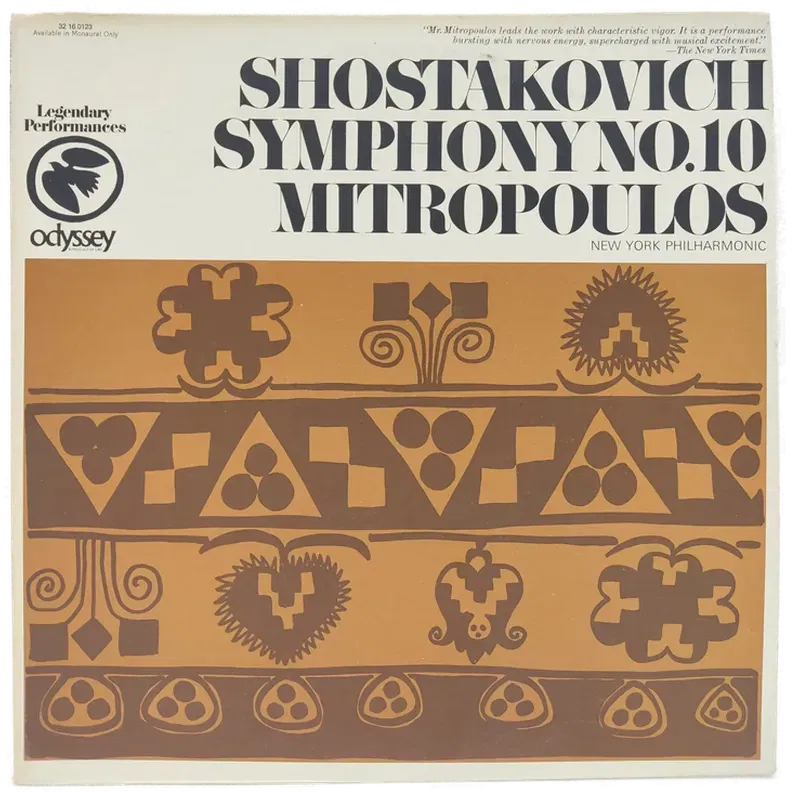 Vinyl LP - Shostakovich - Symphony No. 10 in E Minor op. 93 - Bild 1