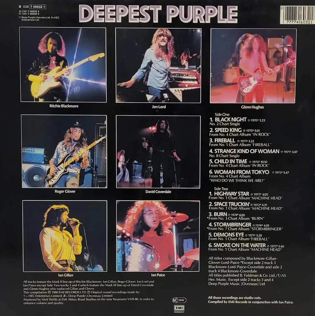Langspielplatte Deepest Purple - The Very Best of Deep Purple – Bild 2