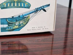 Vintage Revell U.S.S. Constitution "Old Ironsides" Modellbausatz (H-398) - 1970er Originalausgabe, Ungebaut in OVP (Segel teils beschädigt) – Vorschau 7