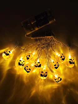 LED-Dekolichterketten für Halloween Set #4 (Geister, Fledermäuse, Kürbisse und Spinnen) – Vorschau 10