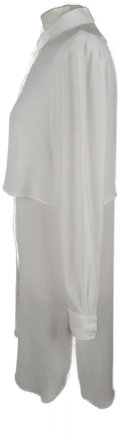 Hemdblusenkleid Mango Weiß XS | Leicht & Elegant - Bild 4