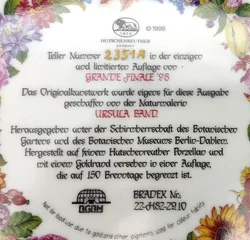 Hutschenreuther Sammelteller - „Grande Finale 1998“ von Ursula Band (Teller 2351 A) – Vorschau 3