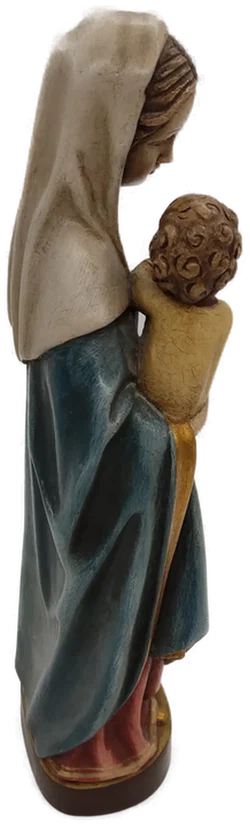 Skulptur Madonna mit Kind aus Holz ca. 40cm - Bild 6