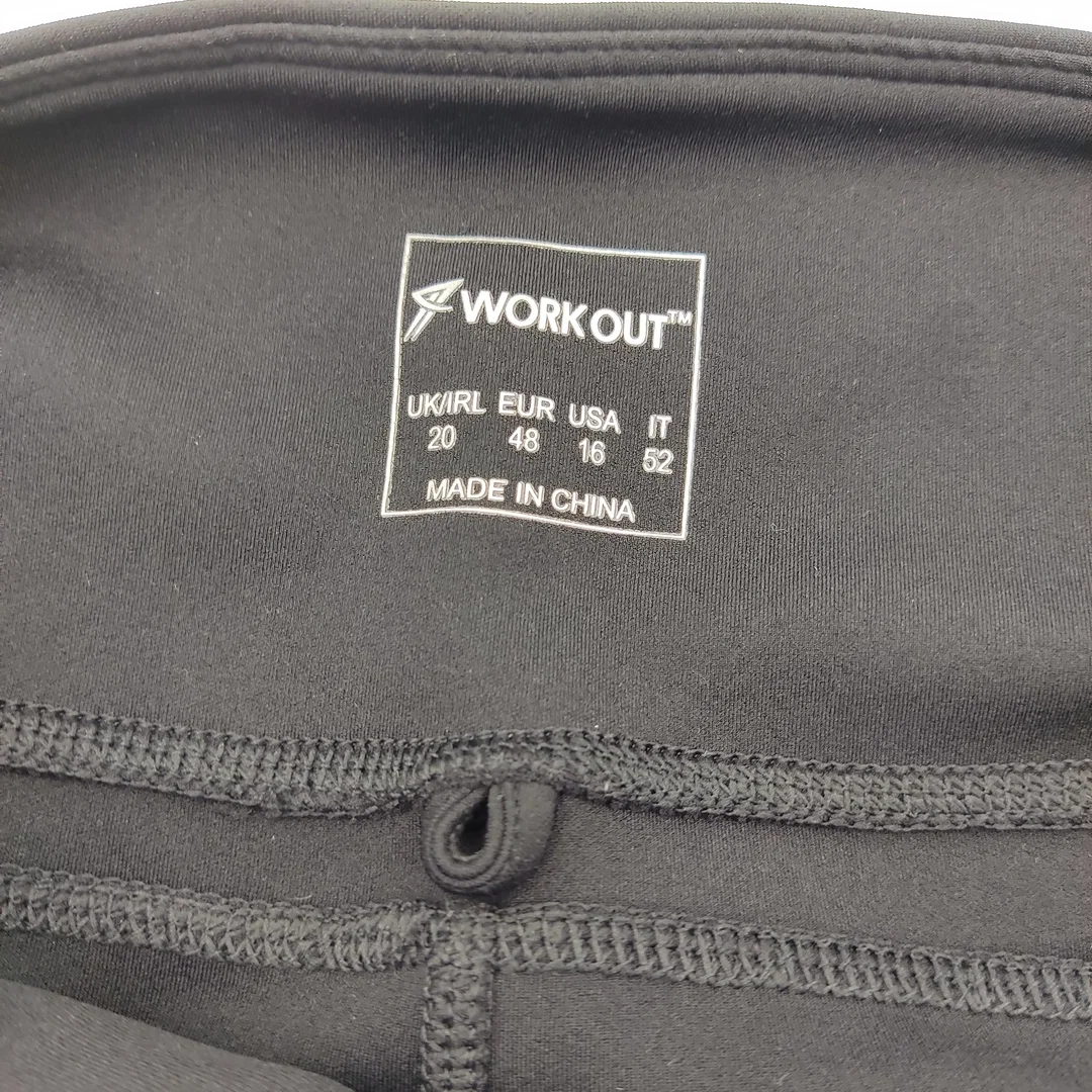 Workout Trainingshose Damen schwarz - Gr. 48 – Bild 3