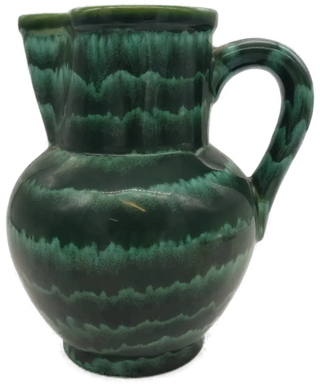 Keramikkrug in grün, Höhe 22cm - Bild 1