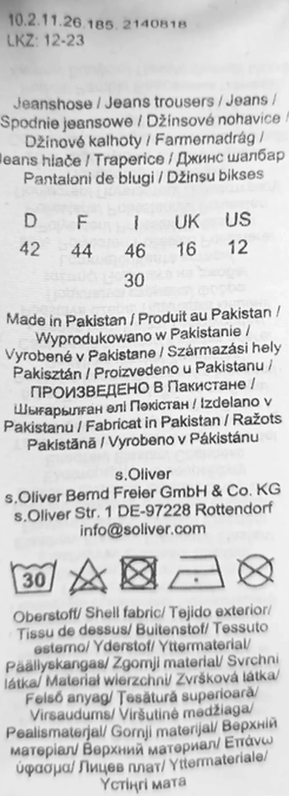 s.Oliver Herrenjeans blau Gr. 42/30 – Bild 4