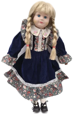 Porzellanpuppe, 42cm, Vintage 80er Jahre – Vorschau 5