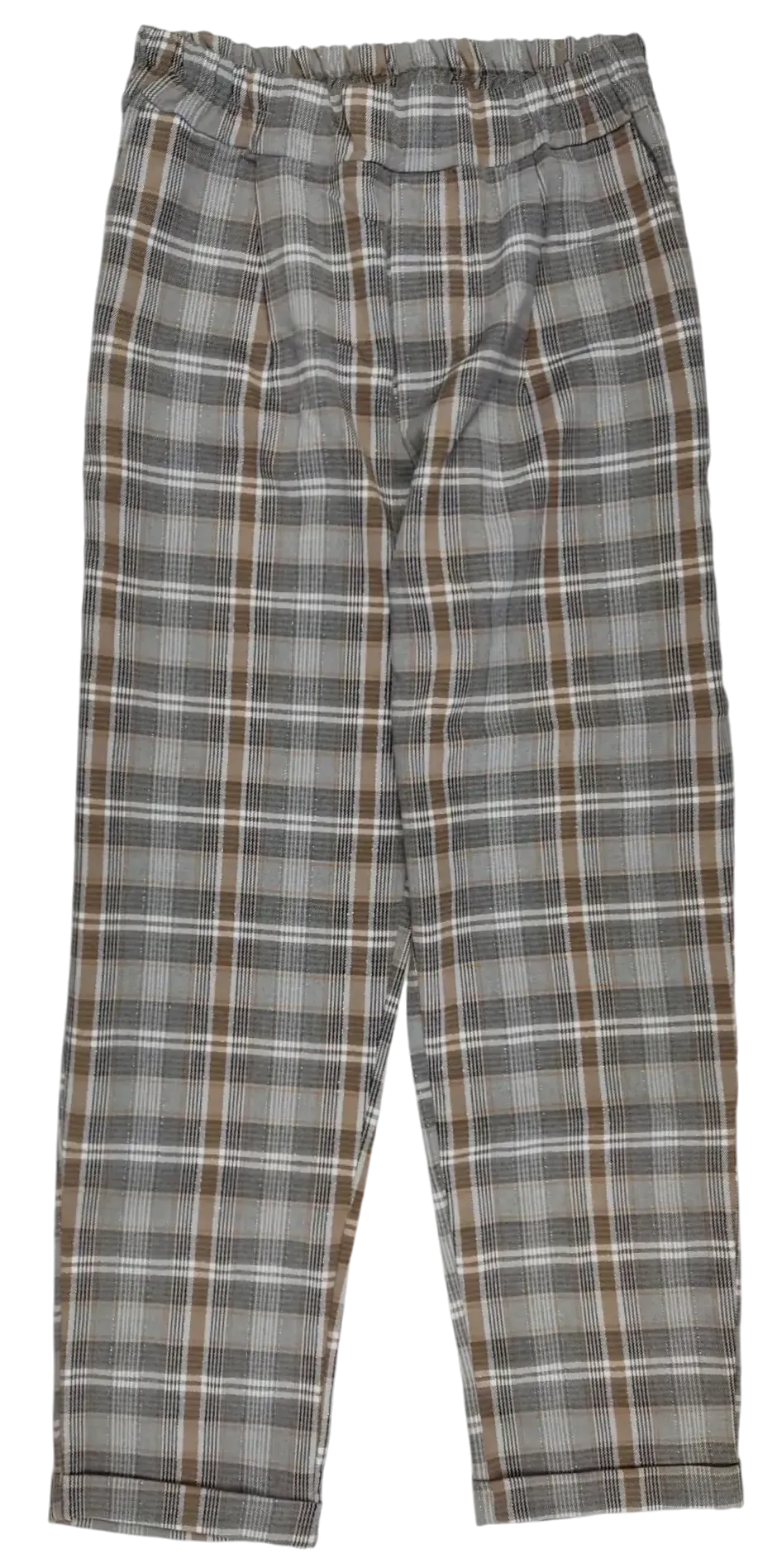 LE STREGHE Damen Hose, grau/braun - Gr. M  – Bild 2