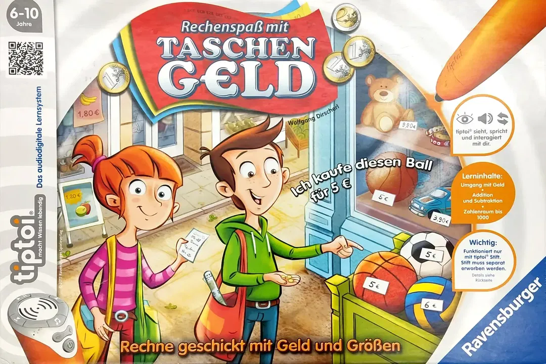 tiptoi®- Rechenspaß mit Taschengeld - Lernspiel - Ravensburger - Bild 1
