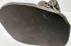 Vintage Skulptur "Flüsterndes Pärchen" ca. 21 cm Bronze-Optik 1,9 kg – Vorschau 2