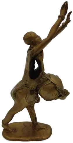 Ethno-Figur aus Messing  - Bild 2