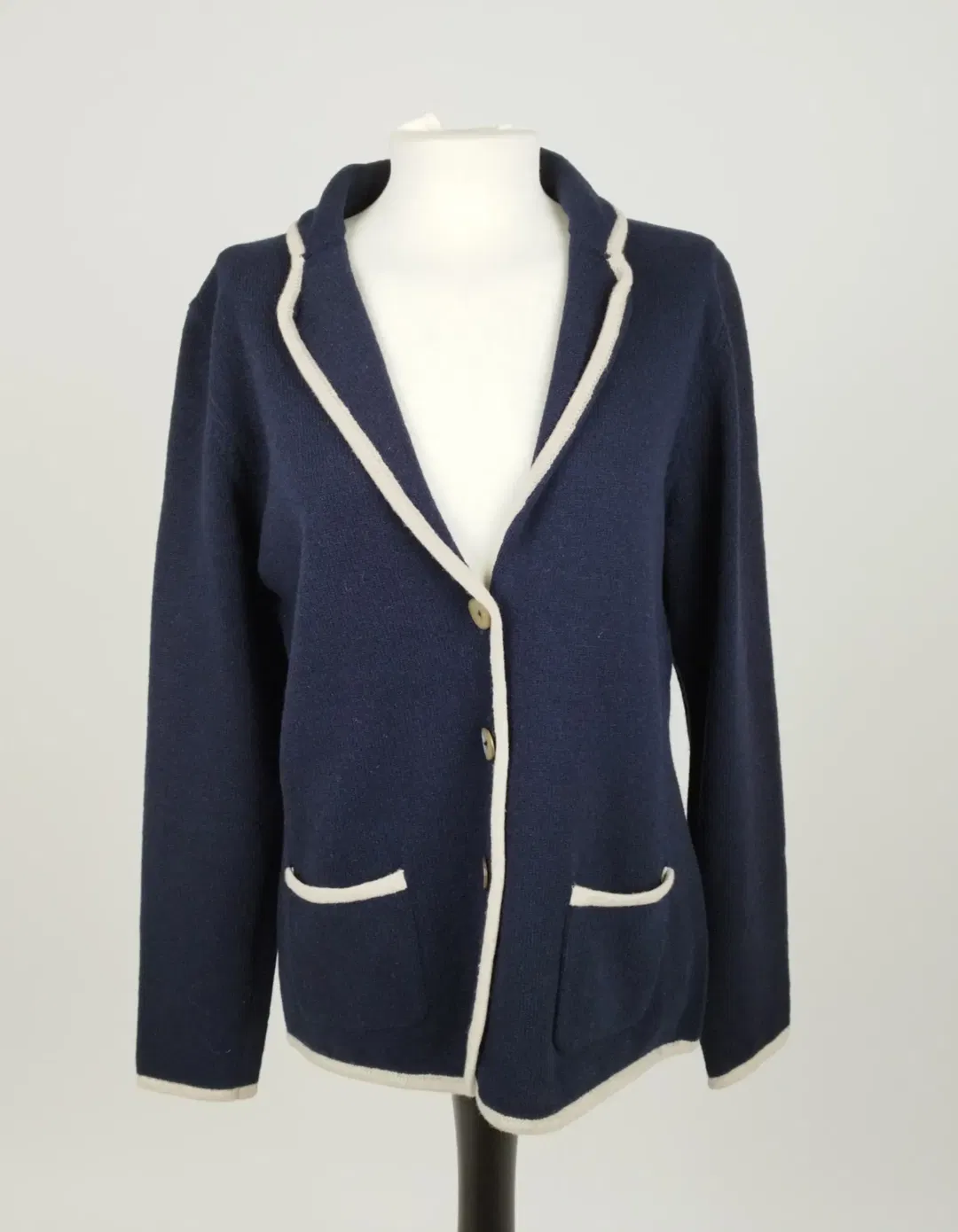 MILANO Italy Cardigan - Gr. L / 80% Lammwolle, 20% Nylon - Bild 4