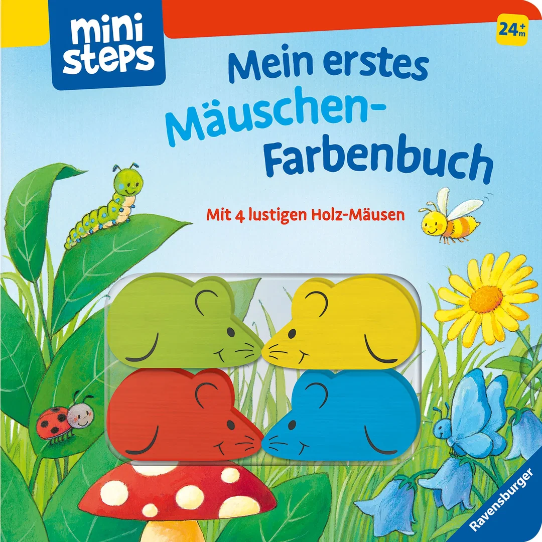 ministeps: Mein erstes Mäuschen-Farbenbuch - Sandra Grimm – Bild 1
