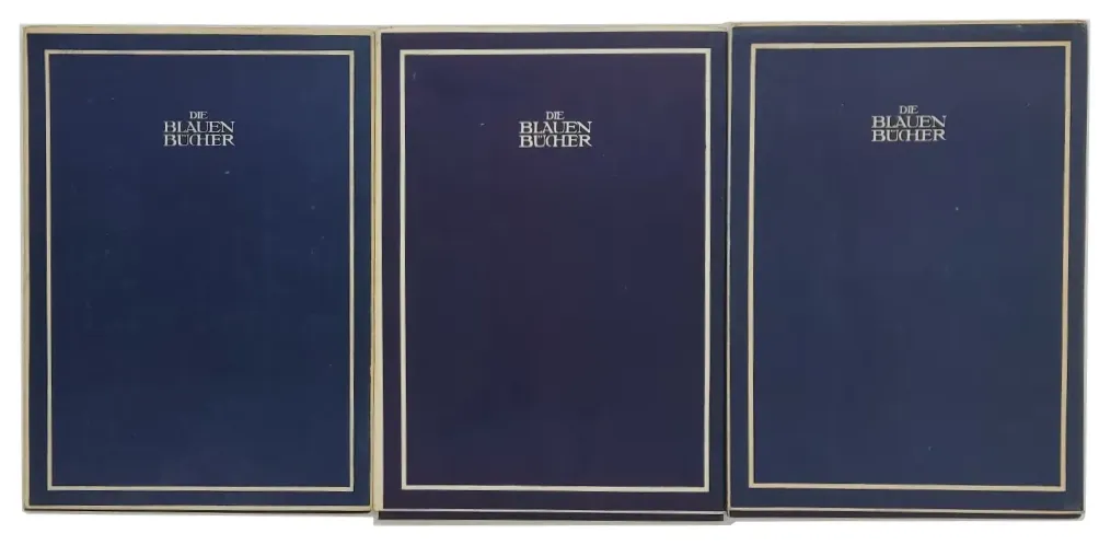 Buch "Die Blauen Bücher: Es blüht in Deutschen Landen, Rembrandts Selbstbildnisse, Der stille Garten (3 Bände)" – Bild 2