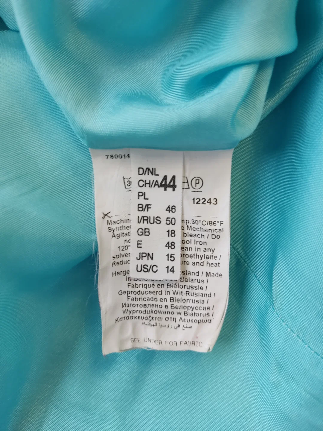 GERRY WEBER Damen Leinenkleid mit Bindegürtel türkis - 44 – Bild 4