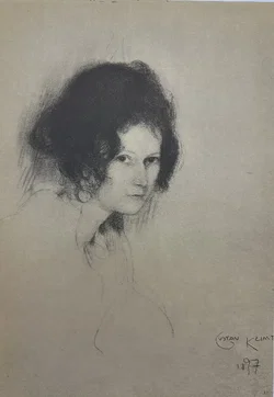 Gustav Klimt Zeichnungen 1 Sammelmappe mit Drucken 1980 - Bild 12