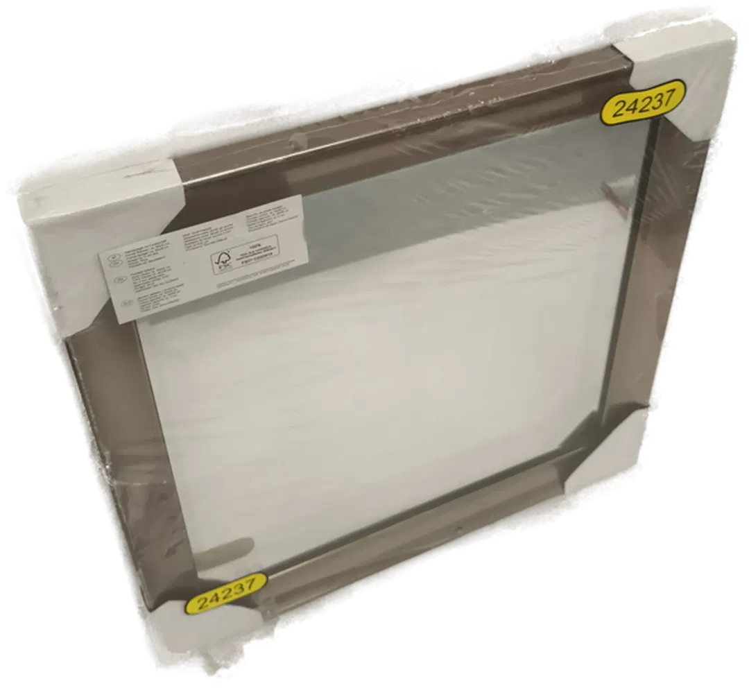 Wandspiegel mit Facettschliff, Rahmen silber, neu - Bild 1