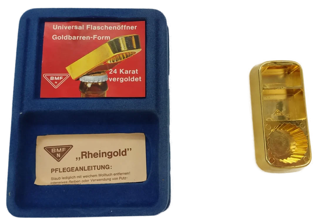 BMF Flaschenöffner 24 Karat vergoldet – Bild 5