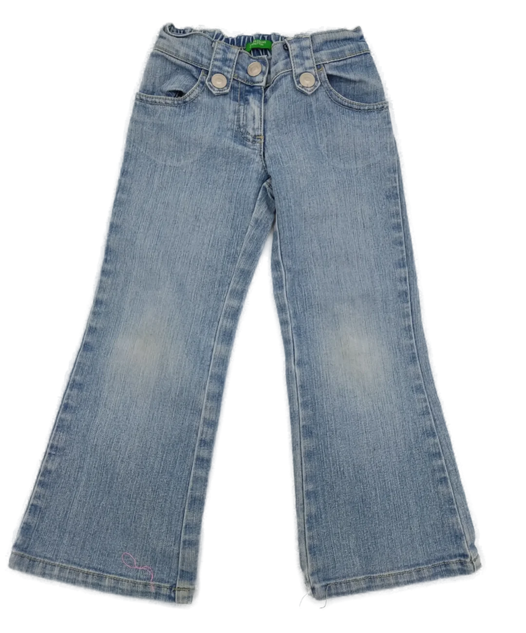 Benetton Kinder Jeans blau Gr. XXS(2 Jahre) – Bild 3