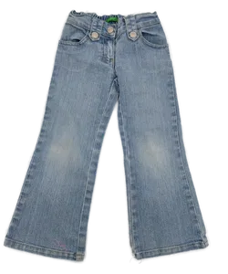 Benetton Kinder Jeans blau Gr. XXS(2 Jahre) - Bild 3