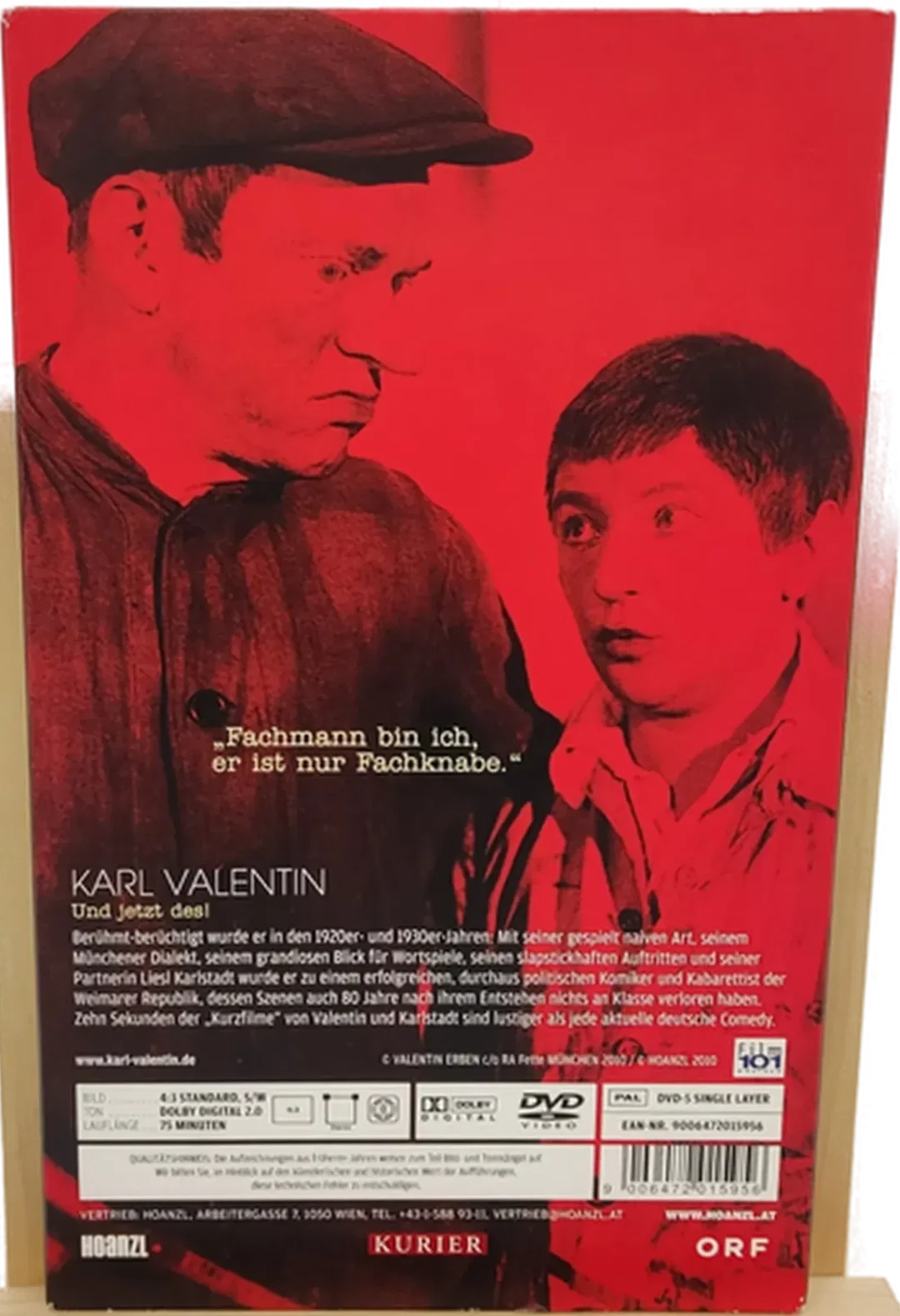 DVD Karl Valentin "Und jetzt des!" Kurzfilm Best of Kabarett 71  – Bild 2