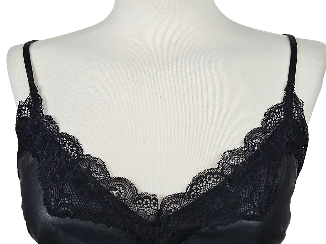 Bershka Damen Top, schwarz - Gr. S  – Bild 4