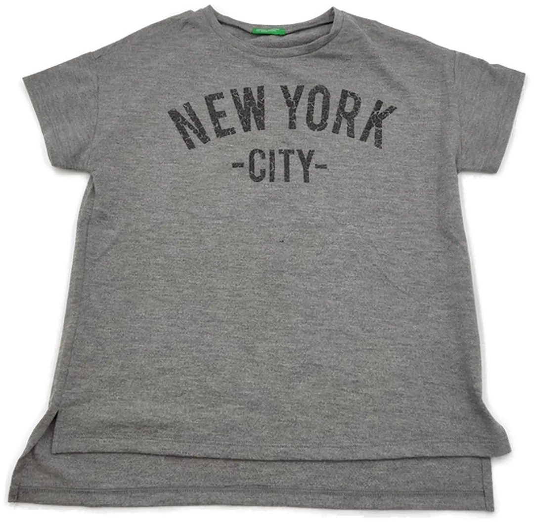United Colors of Benetton Kindershirt grau Gr. M - Bild 4