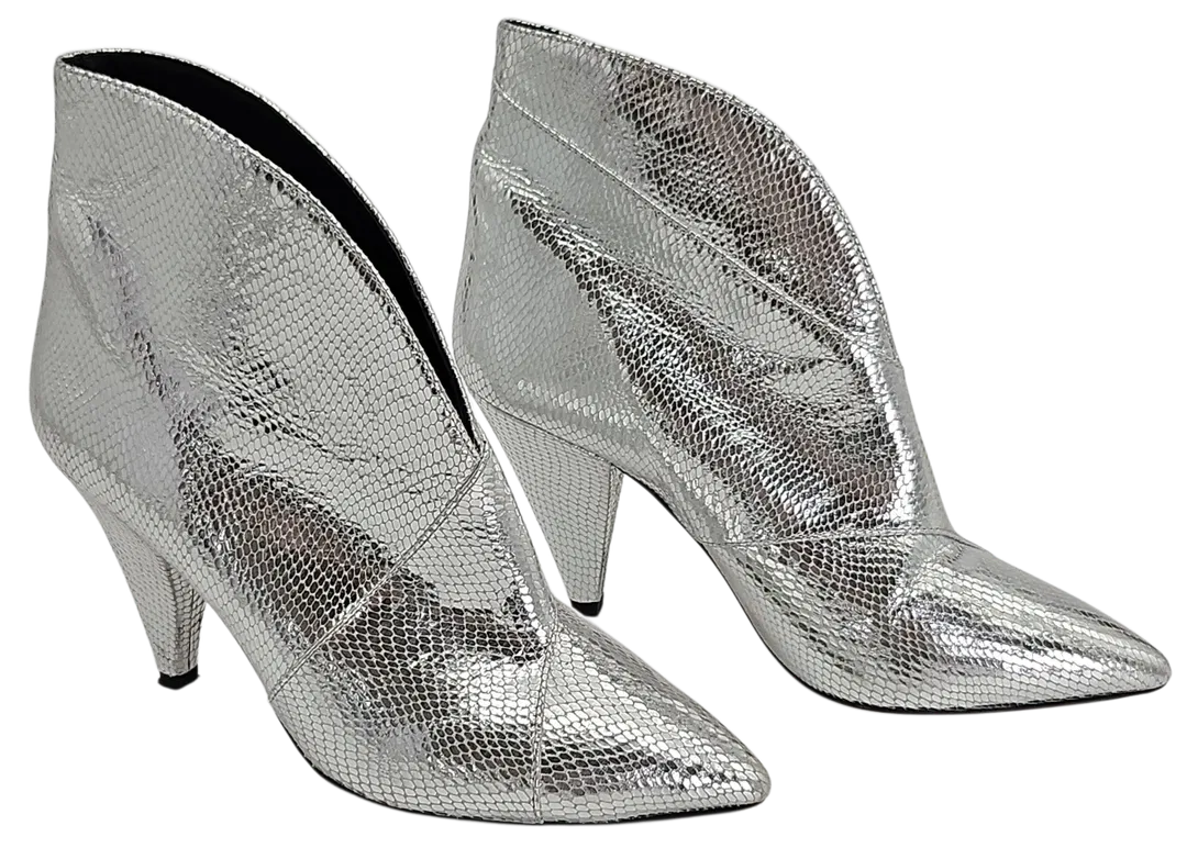 ISABEL MARANT Damen Stiefeletten, silber - Gr. 36 - Bild 1