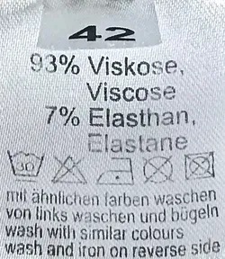 Sani Blu Midikleid gemustert Gr. 42 - Bild 4