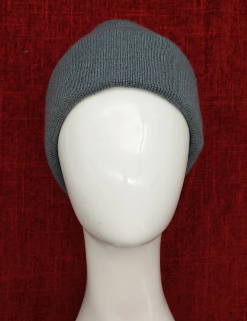 Graue Strickmütze - angenehm, warm, stretchy! – Bild 2