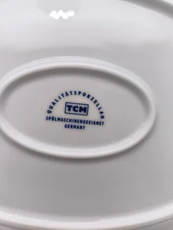 Tchibo, ovale Servierplatte, Porzellan – Vorschau 4
