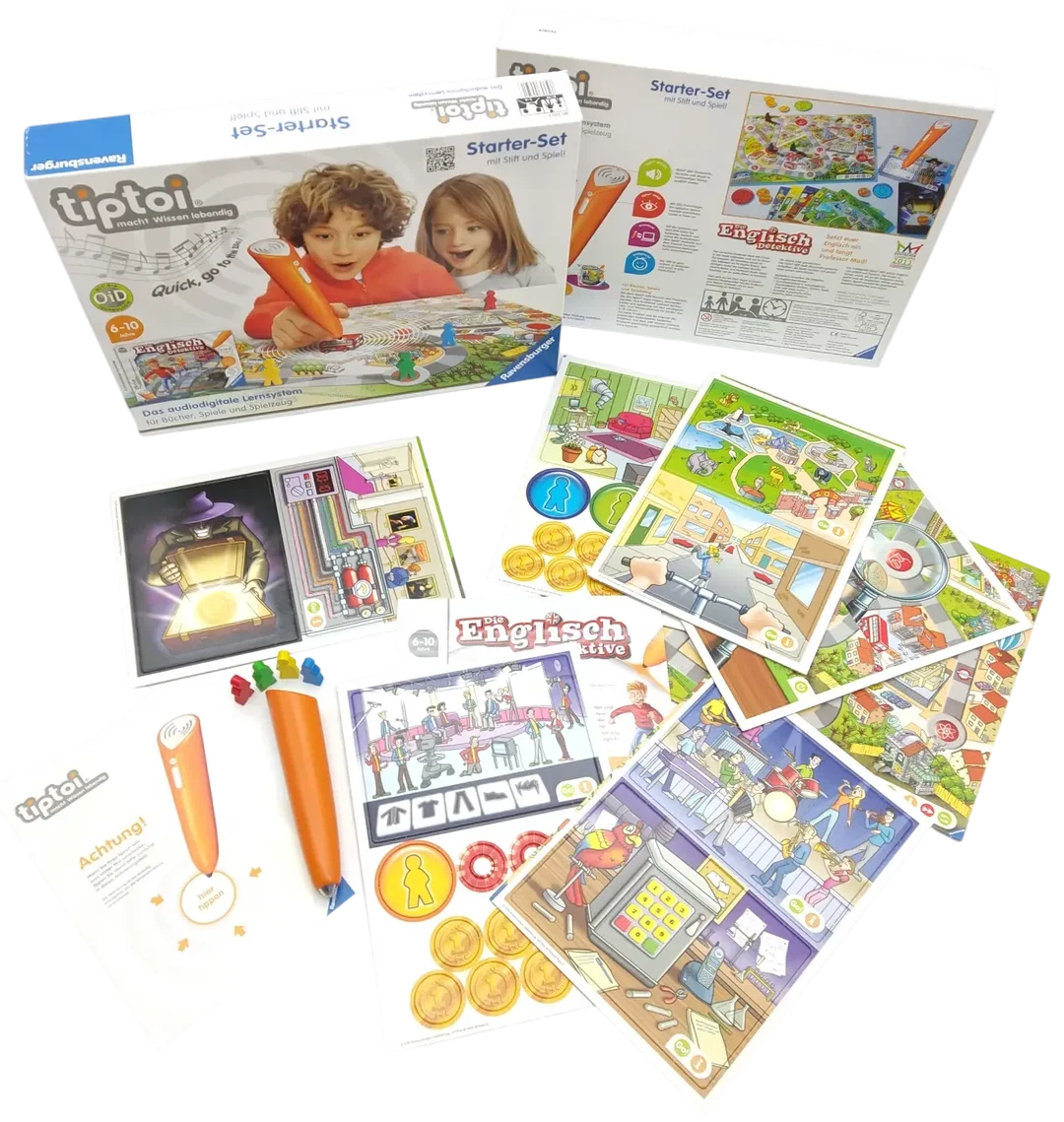 tiptoi® Starter Set - Die Englisch Detektive - Lernspiel - Ravensburger – Bild 3