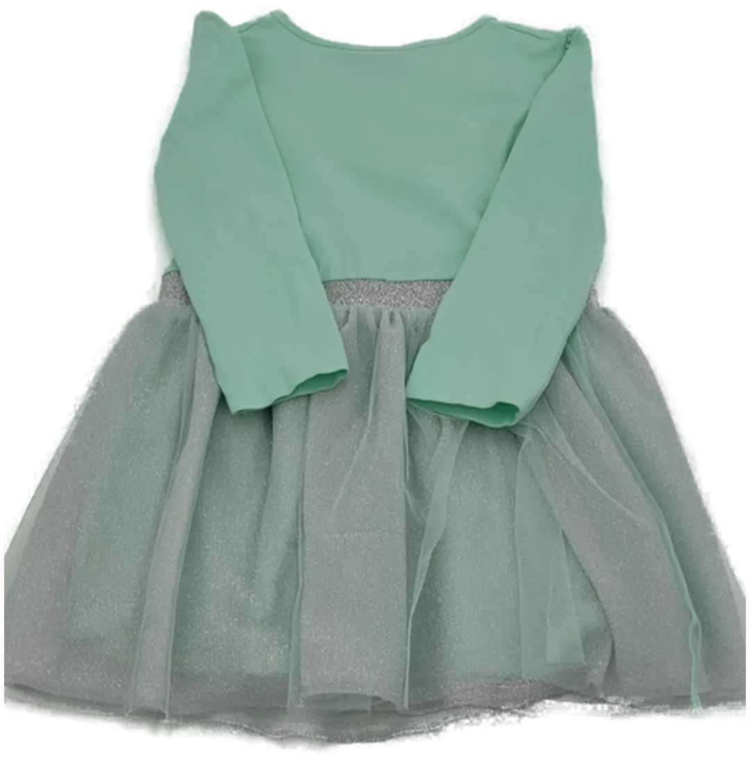 Disney Kinder Kleid langarm mint Gr. 98 – Bild 4