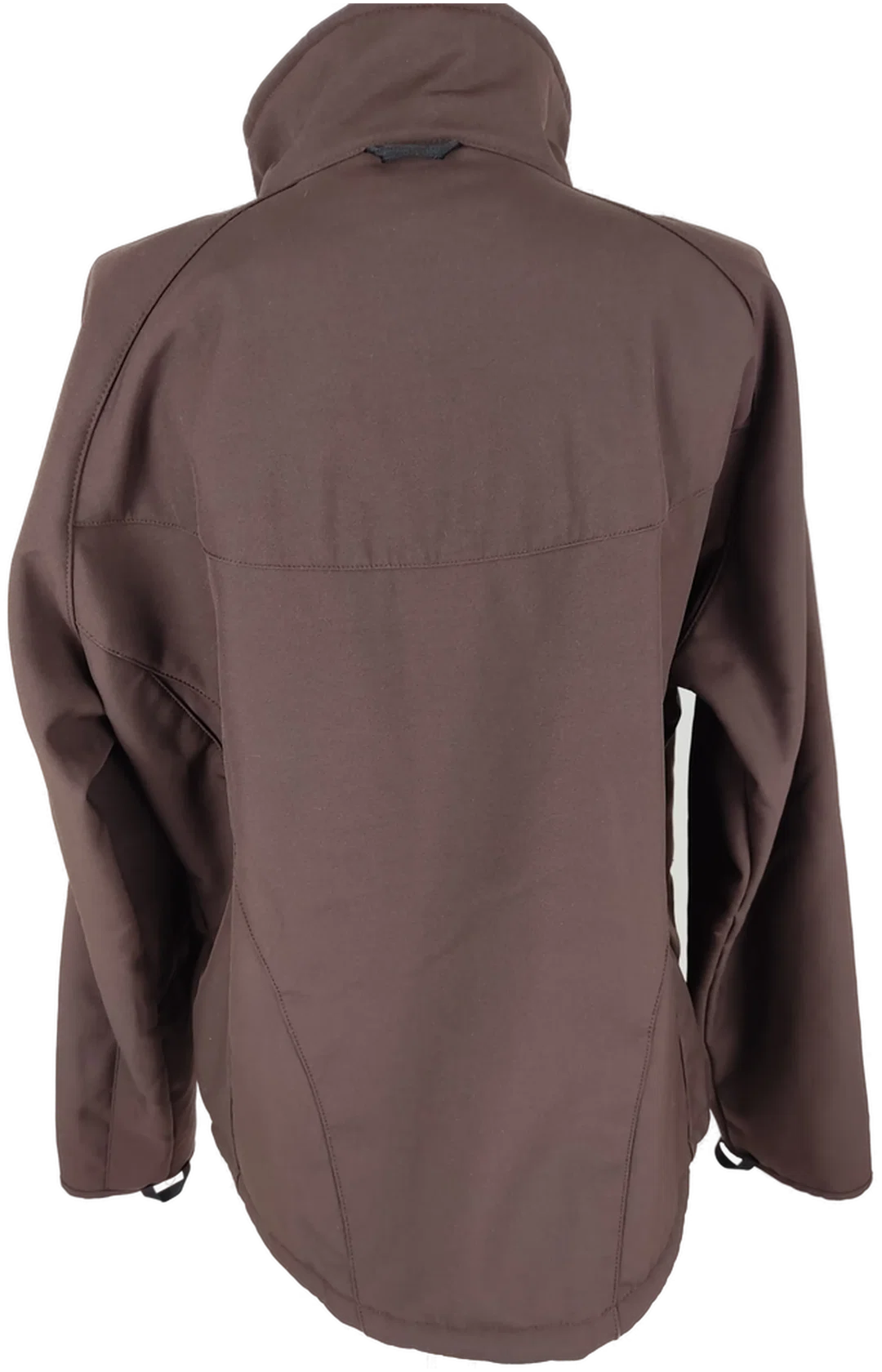 Jacke "Jack Wolfskin Outdoor", langarm mit Stehkragen, dunkelbraun mit Stickerei, Größe XL  – Bild 8