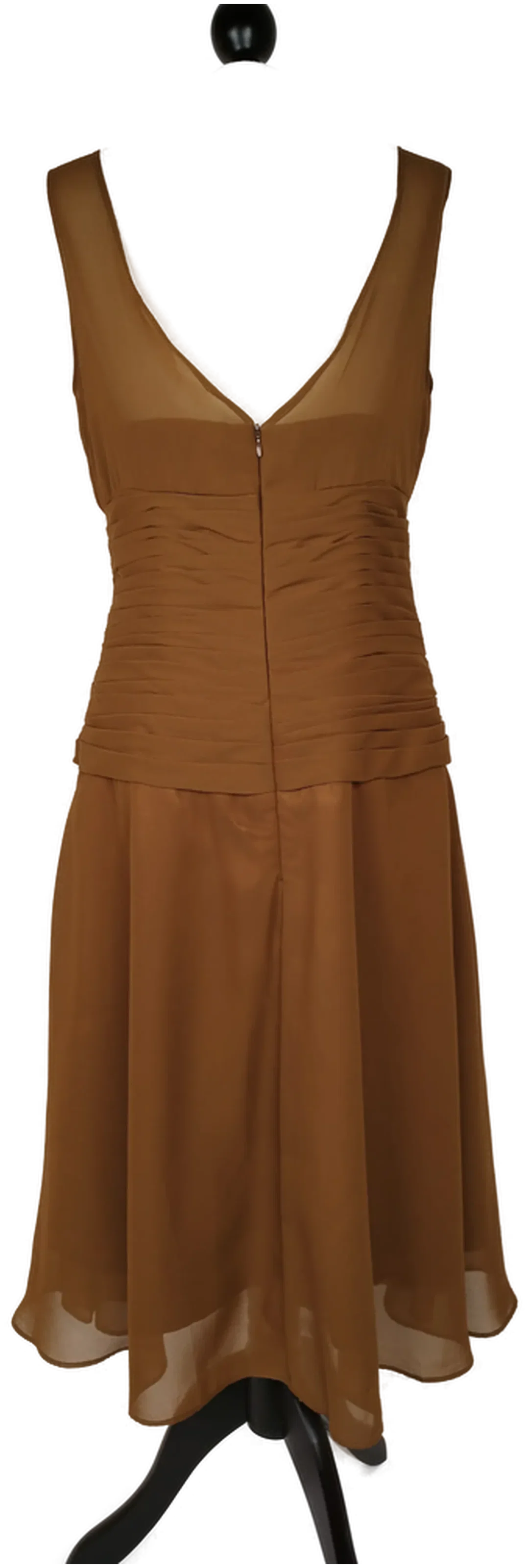 Elegantes Kleid - wattiertes Bustier integriert, schmeichelnde Raffung – Bild 4