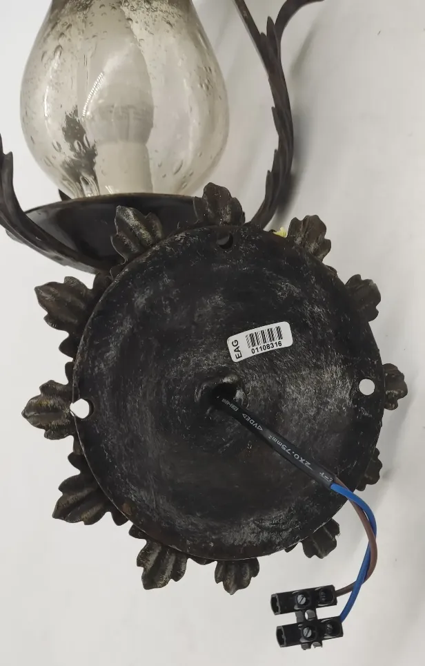 Vintage Gusseisen-Wandlampe – Bild 4