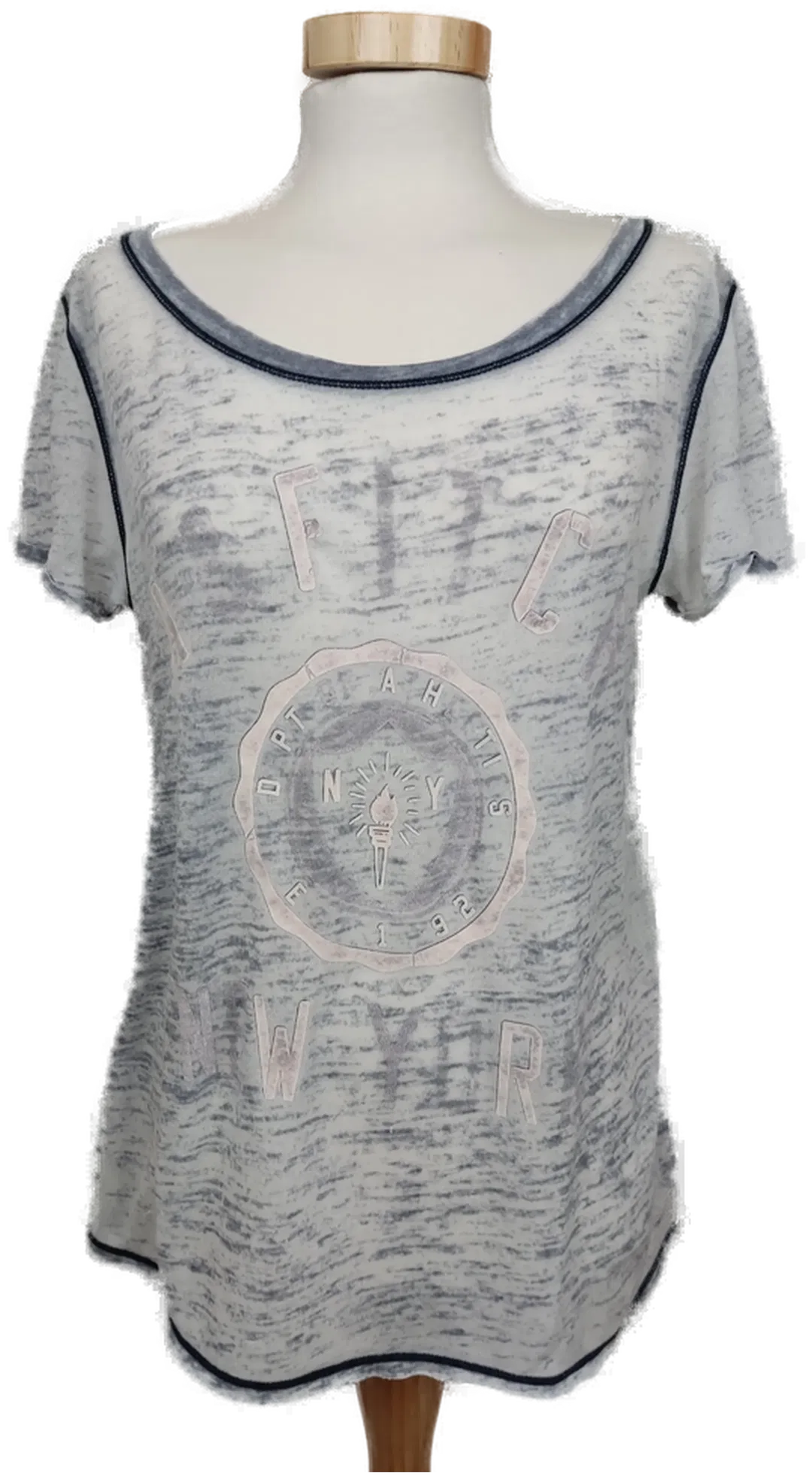 Abercrombie & Fitch Damen T-Shirt gemustert Gr.S - Bild 1