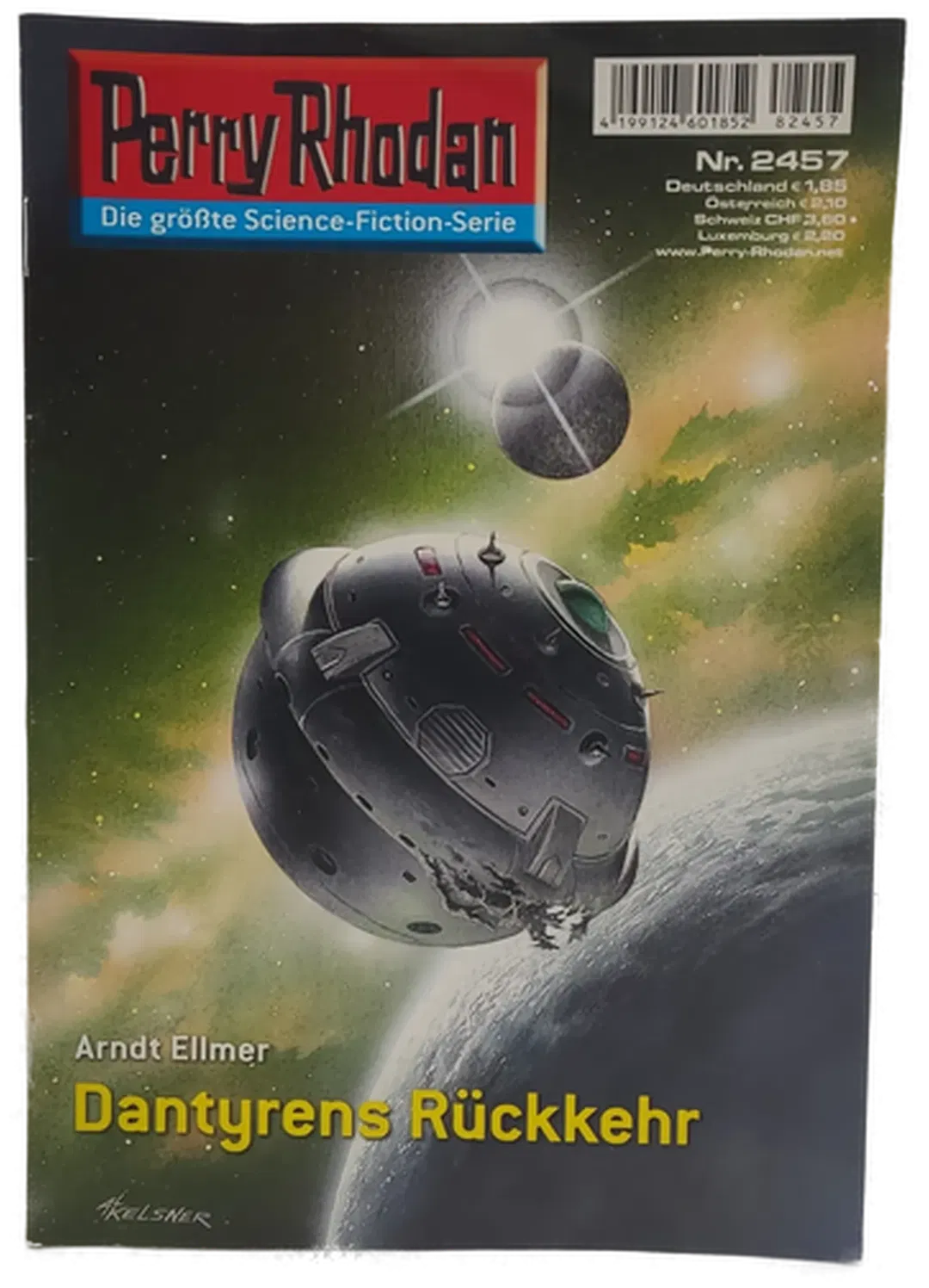 Romanheft Perry Rhodan Dantyrens Rückkehr Erstauflage Nr.2457 - Bild 2