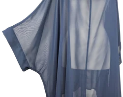 Ulla Popken Damen Tunika, blau - 9XL / 58 – Vorschau 5