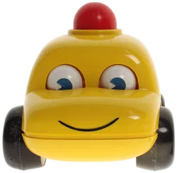 Ambi Toys „Baby’s First Car“ – Gelbes Babyauto mit Klingelfunktion – Vintage - Bild 1