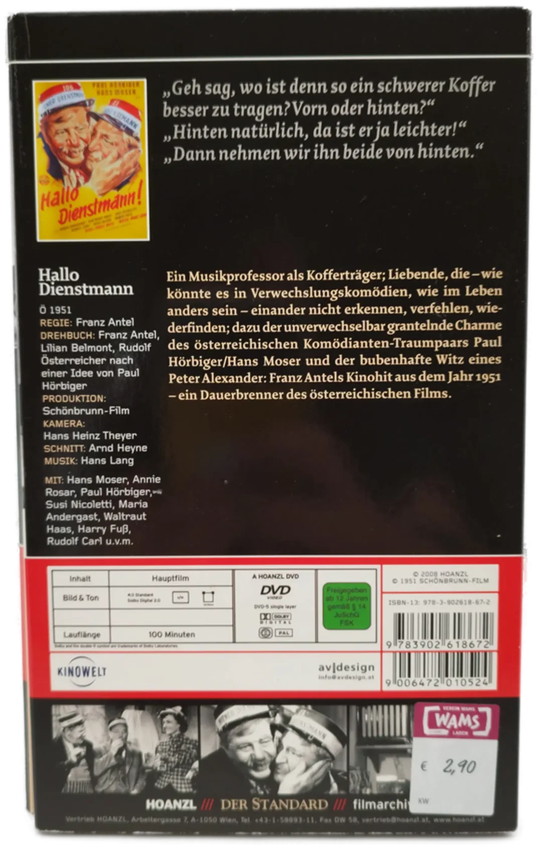 Hallo Dienstmann - DVD / Edition Der Standard – Bild 2