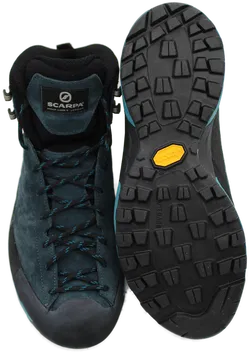 Berg und Gelände Schuh Scarpa Mescalito Mid GTX – Gr. 42, Ottanio/Lake Blue, Vibram, Originalkarton - Bild 2