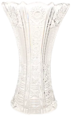 Schwere Bleikristallvase mit Facettenschliff – elegant & massiv - Bild 3