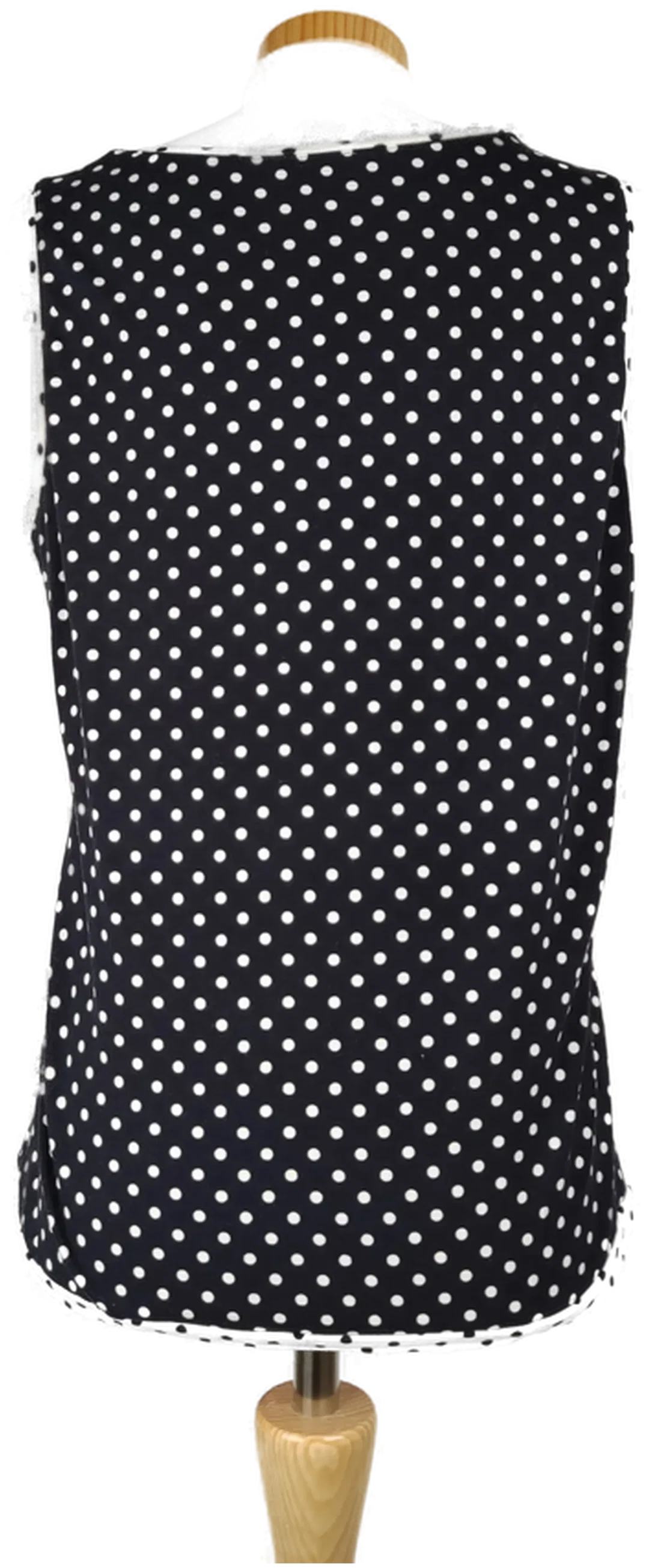 Gerry Weber Damen-Shirt kurzarm schwarz mit weissen Punkten - XL/42 – Bild 2