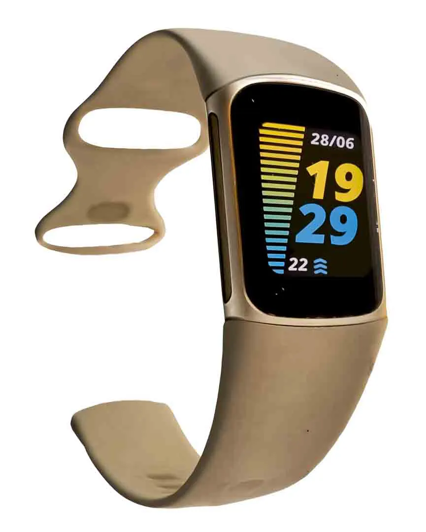 Fitbit Charge 5 Fitness-Tracker Weiß mit Originalverpackung & Ladekabel - Bild 4
