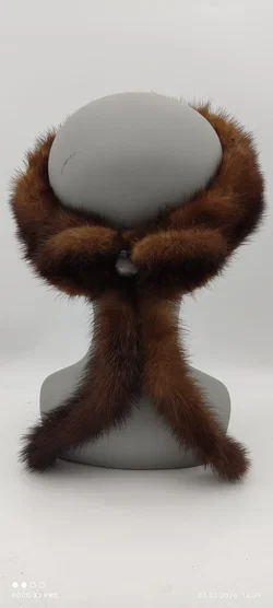 Vintage echter Pelz Nerzschal  - Bild 4