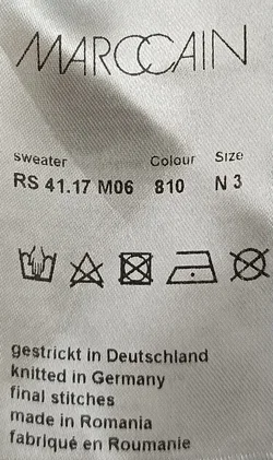 Marc Cain Damen Pullover grau/weiß Gr. M – Vorschau 5